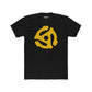 Retro Vinyl Record Unisex Cotton Crew Tee - Music Lover's Apparel - 45 Record Insert - Riff Raff Wear
