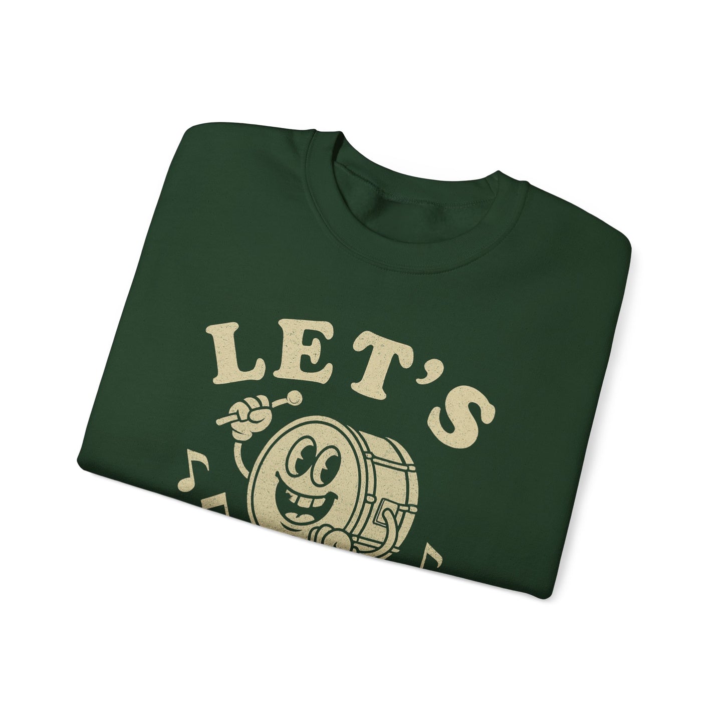 Let's Bang! Unisex Crewneck Sweatshirt - Fun & Comfy Apparel for Music Lovers - Riff Raff Wear