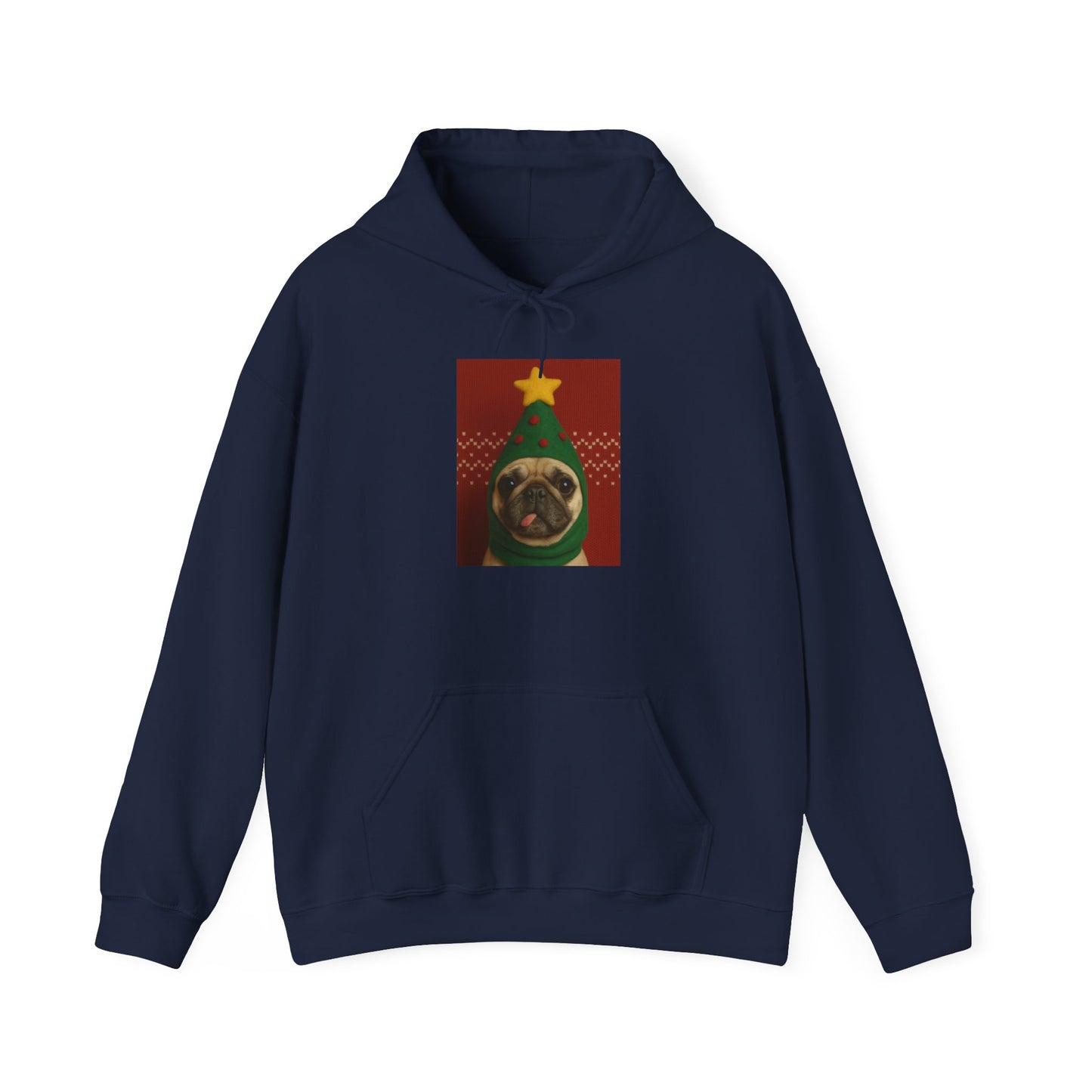 Christmas Dog Hoodie, Unisex Sweatshirt, Festive Apparel, Holiday Gift, Cozy Winter Wear, Cute Pet Lover Gift - Riff Raff Wear