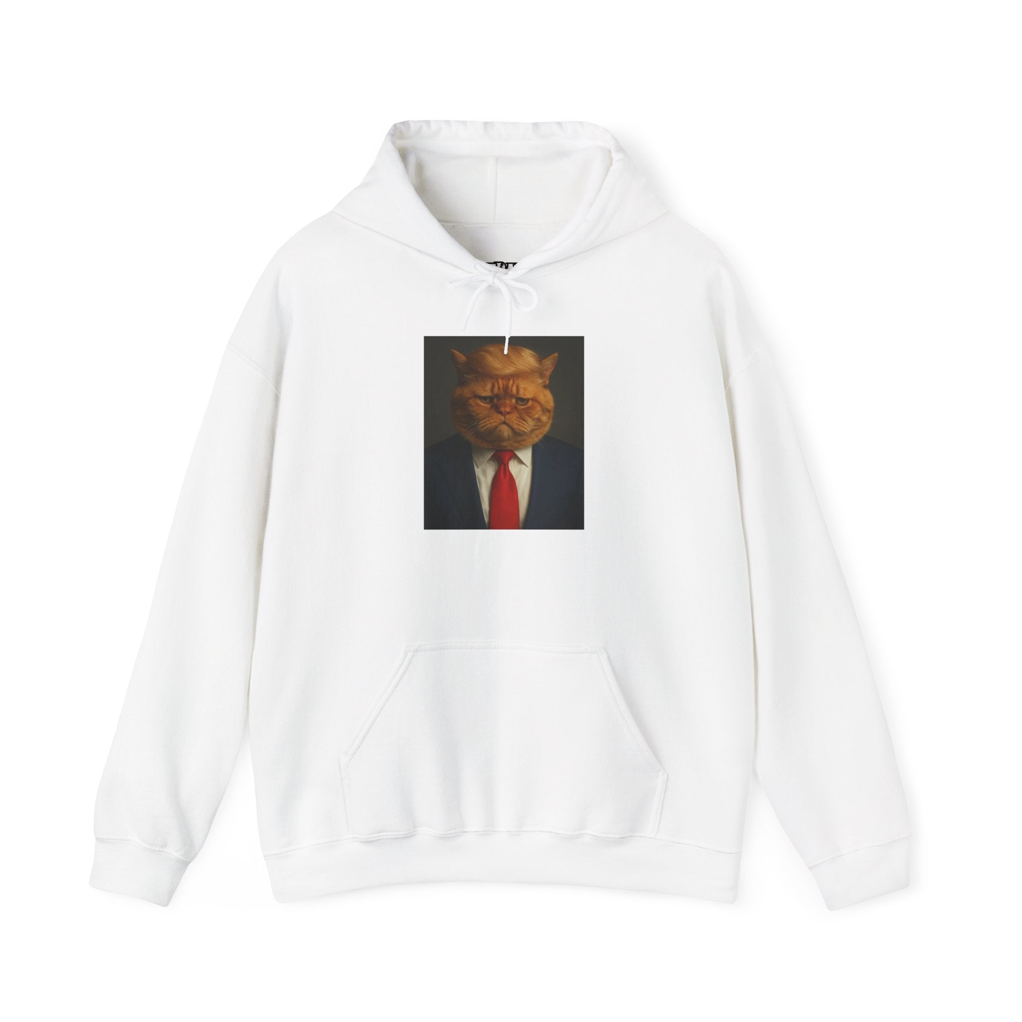 Funny Cat Presidente Hoodie - Unisex Heavy Blend™ Sweatshirt - Riff Raff Wear
