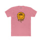 Drippy Smiley Face Tee - Unisex Cotton Crew Tee for Fun, Casual Wear, Trendy Outfit, Unique Gift, Festival Apparel, Streetwear - Riff Raff Wear
