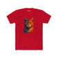 Vibrant Cat Art Unisex Cotton Crew Tee - Riff Raff Wear