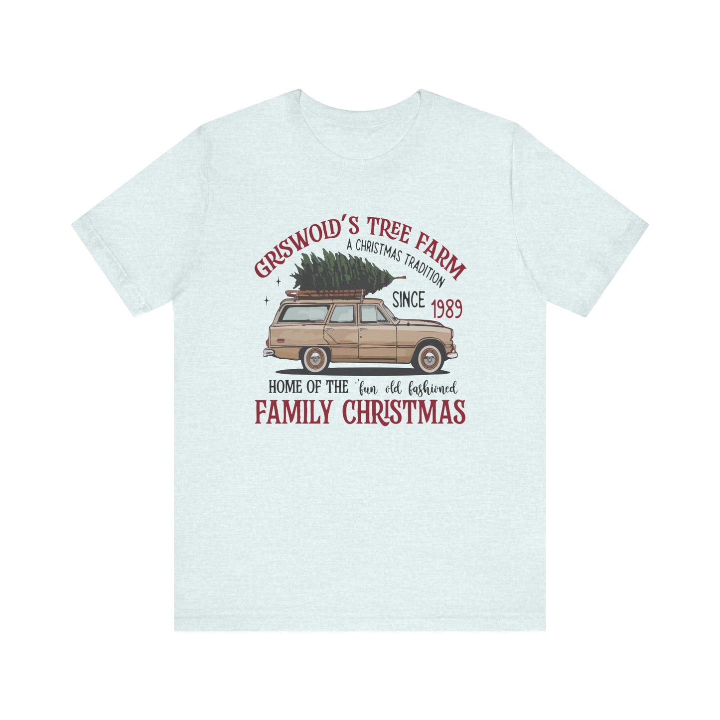 Family Christmas Tree Farm Tee, Unisex Holiday T-Shirt, Perfect for Christmas Celebrations, Gift for Tree Farmers, Cozy Holiday Vibes - Riff Raff Wear