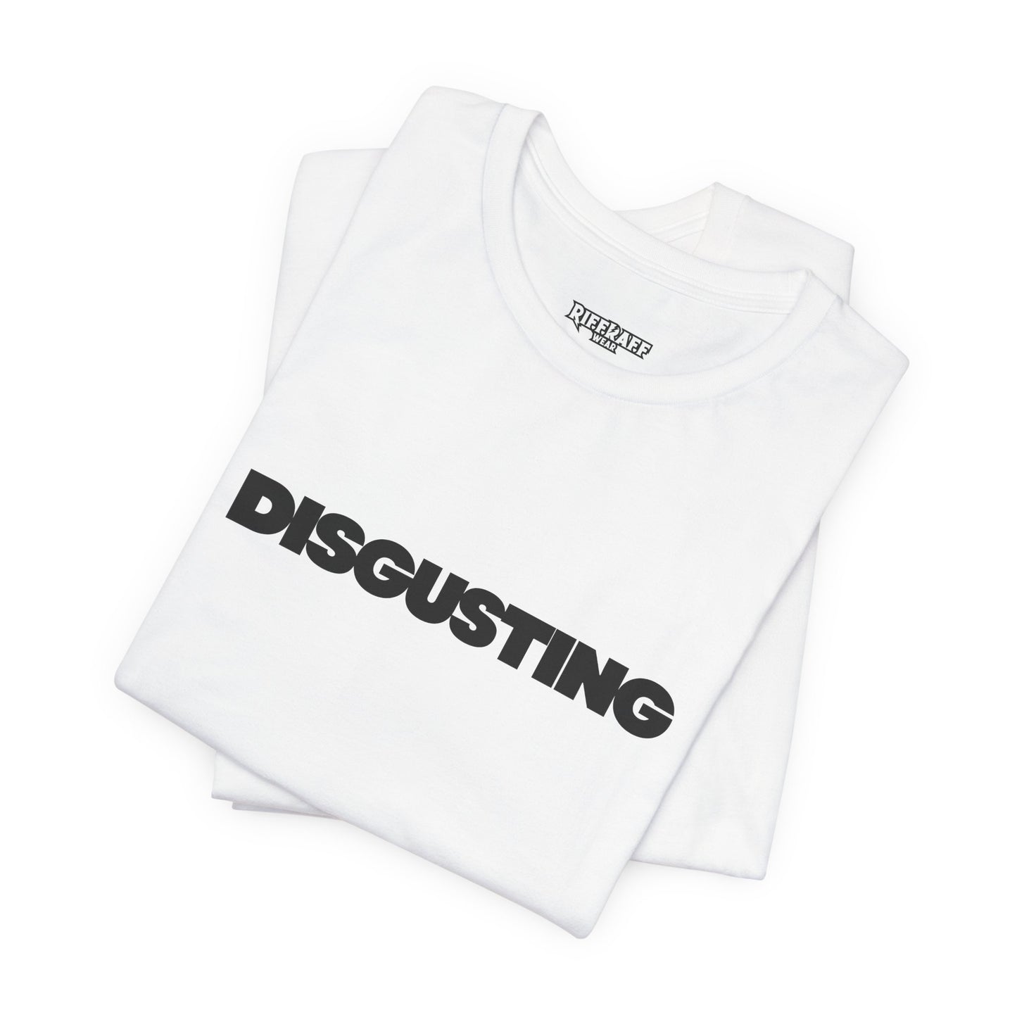 DISGUSTING Graphic Tee — Bold Text Statement T-Shirt