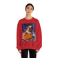 Pizza Party Bulldog Crewneck Sweatshirt - Fun & Cozy Unisex Gift - Riff Raff Wear