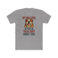 My Bulldog and I Talk Shit Unisex Cotton Crew Tee - Fun Pet Lover T-Shirt - Riff Raff Wear