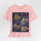 Cat Taco Space Tee  Funny Cosmic Cats in Tacos T-Shirt