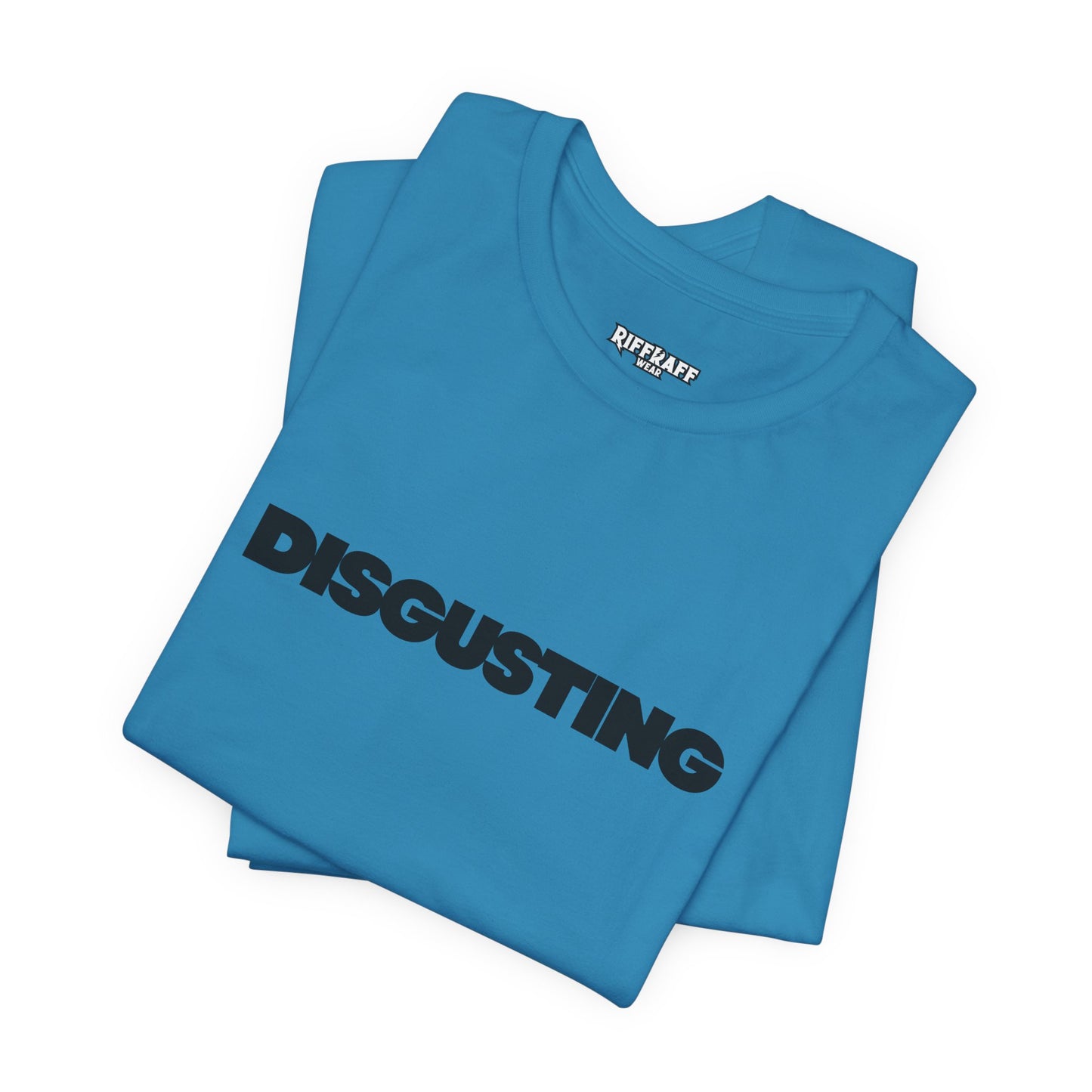 DISGUSTING Graphic Tee — Bold Text Statement T-Shirt