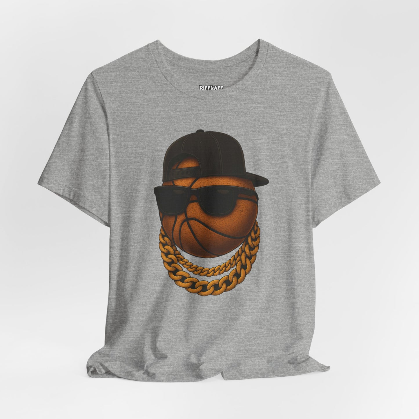 Basketball Bling Tee — Cool Hip-Hop Ball Graphic T-Shirt