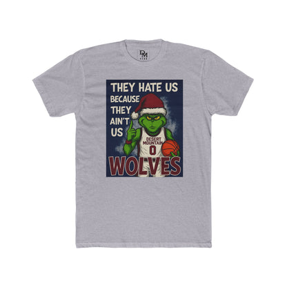 Wolves Basketball Grinch Tee – "They Hate Us Because They Ain't Us" Holiday Fan Shirt