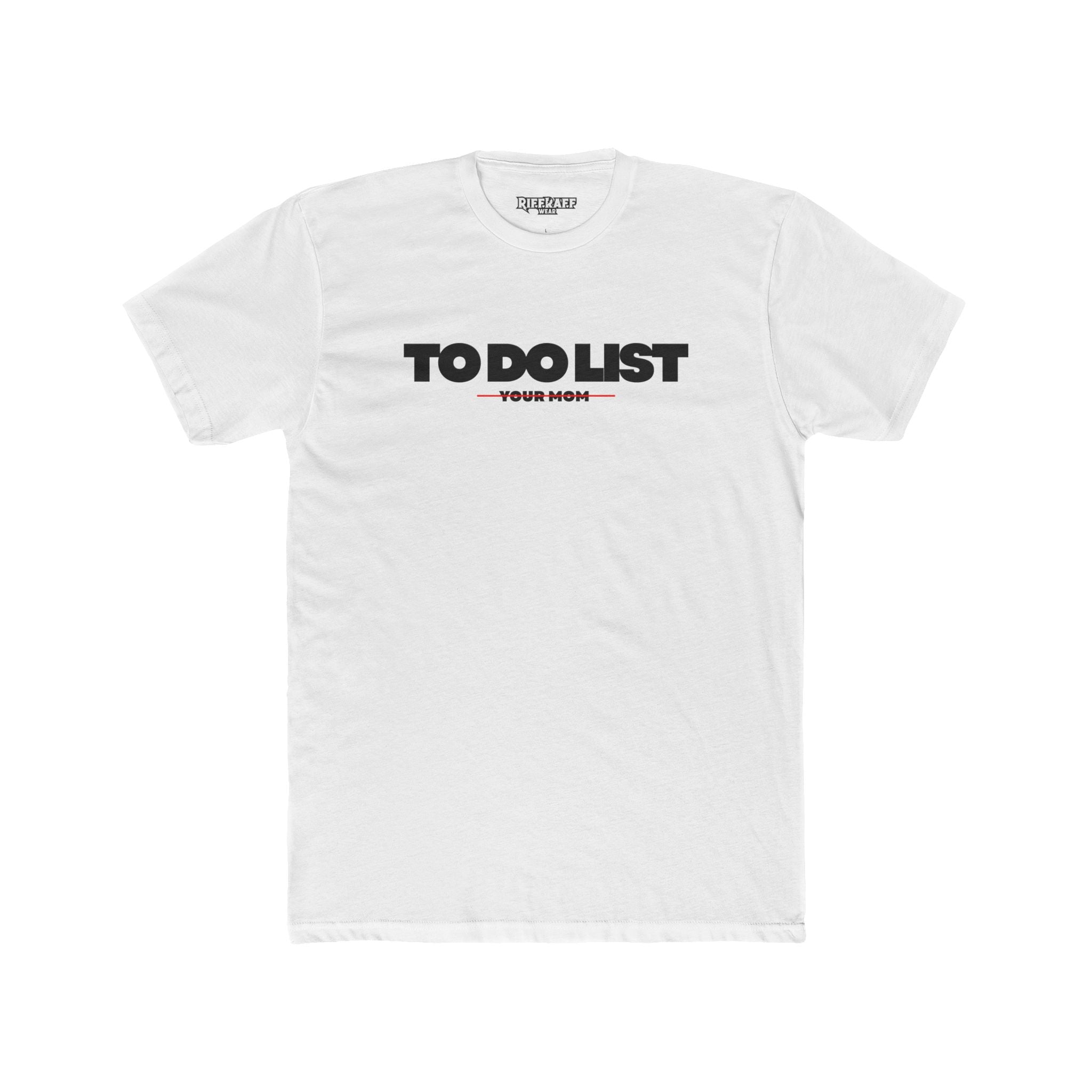 To-Do List Unisex Cotton Crew Tee, Motivational Shirt, Gift for Students, Funny Home Tee, Casual Everyday Wear