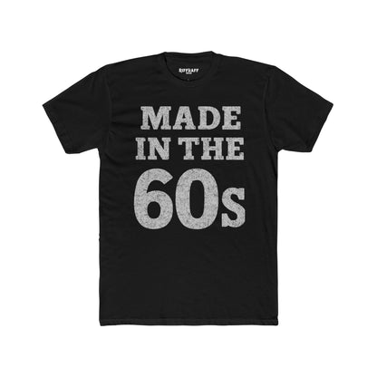 Vintage 60s Tee - Made in the 60s Cotton Crew T-Shirt for Nostalgic Wear - Riff Raff Wear
