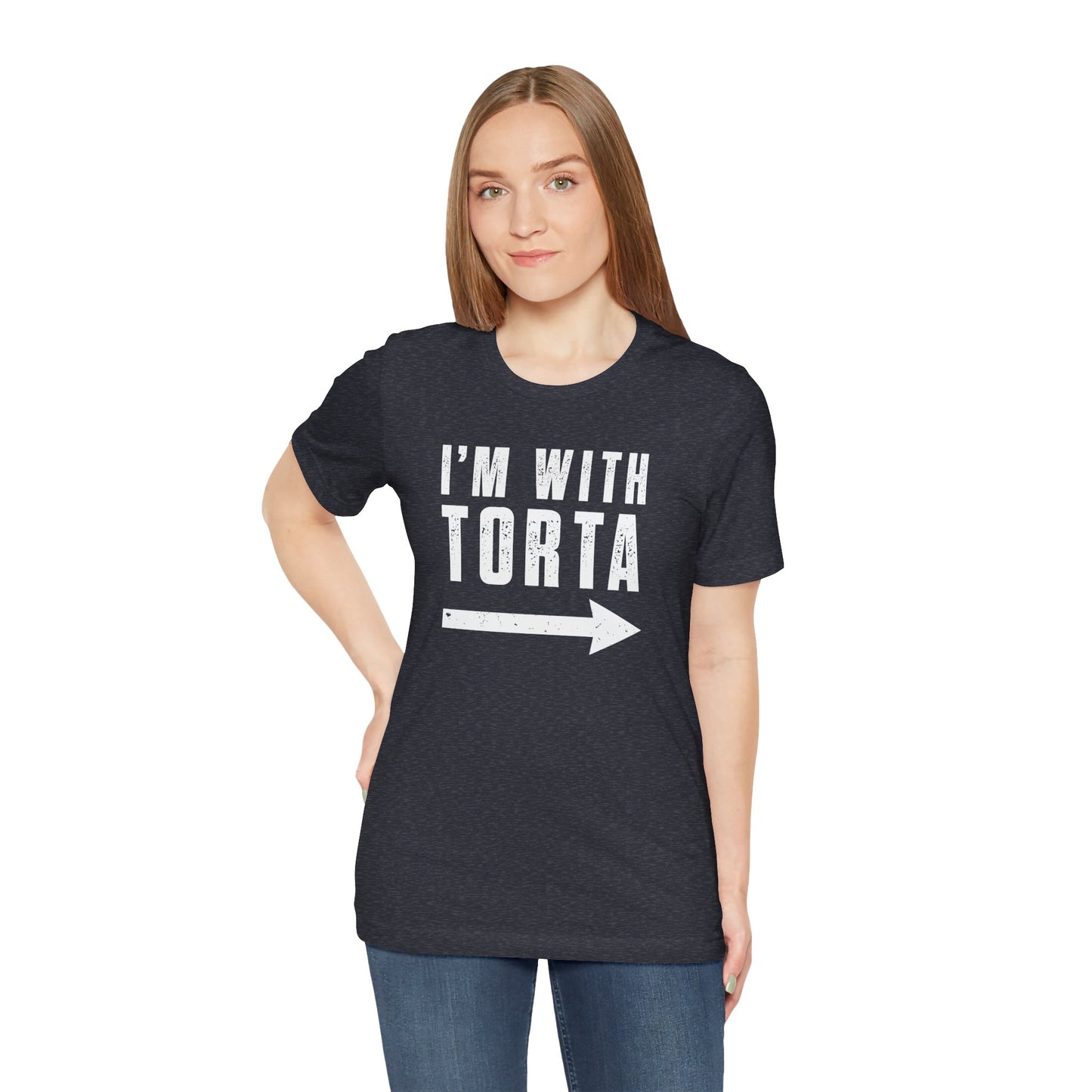 I’m With Torta Arrow Tee - Funny Family/Partner Mexican Food Shirt - Riff Rsff Wear