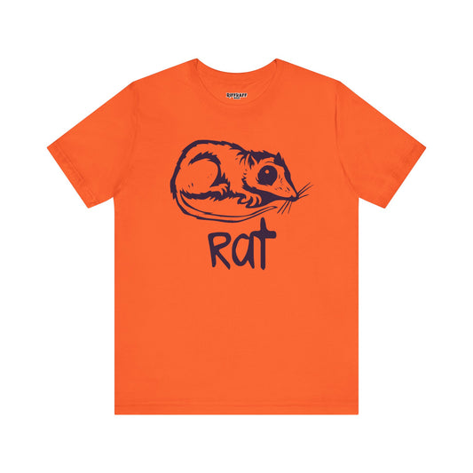 Cute Rat Graphic Tee - Unisex Jersey Short Sleeve Shirt