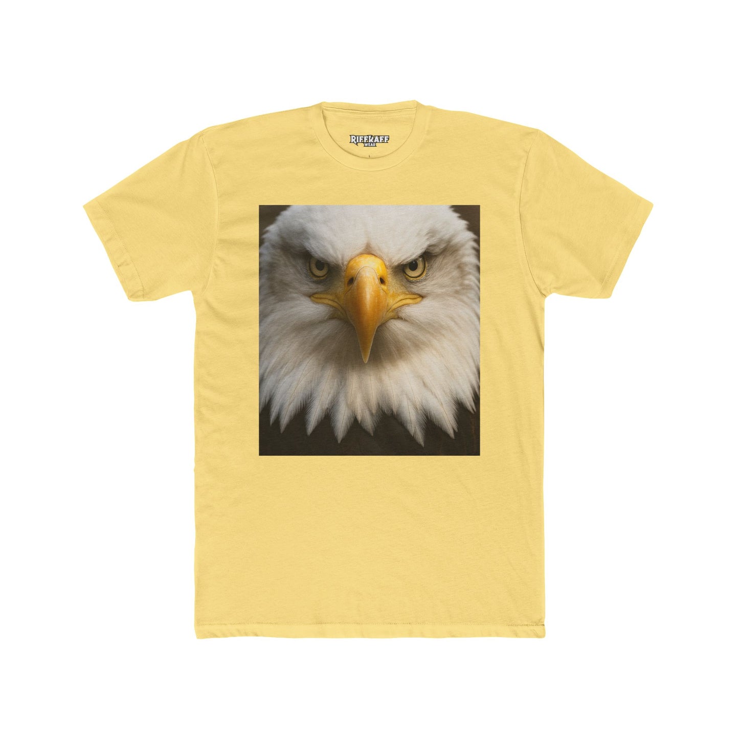 Eagle Graphic Unisex Cotton Crew Tee - Bold & Majestic Design - Riff Raff Wear