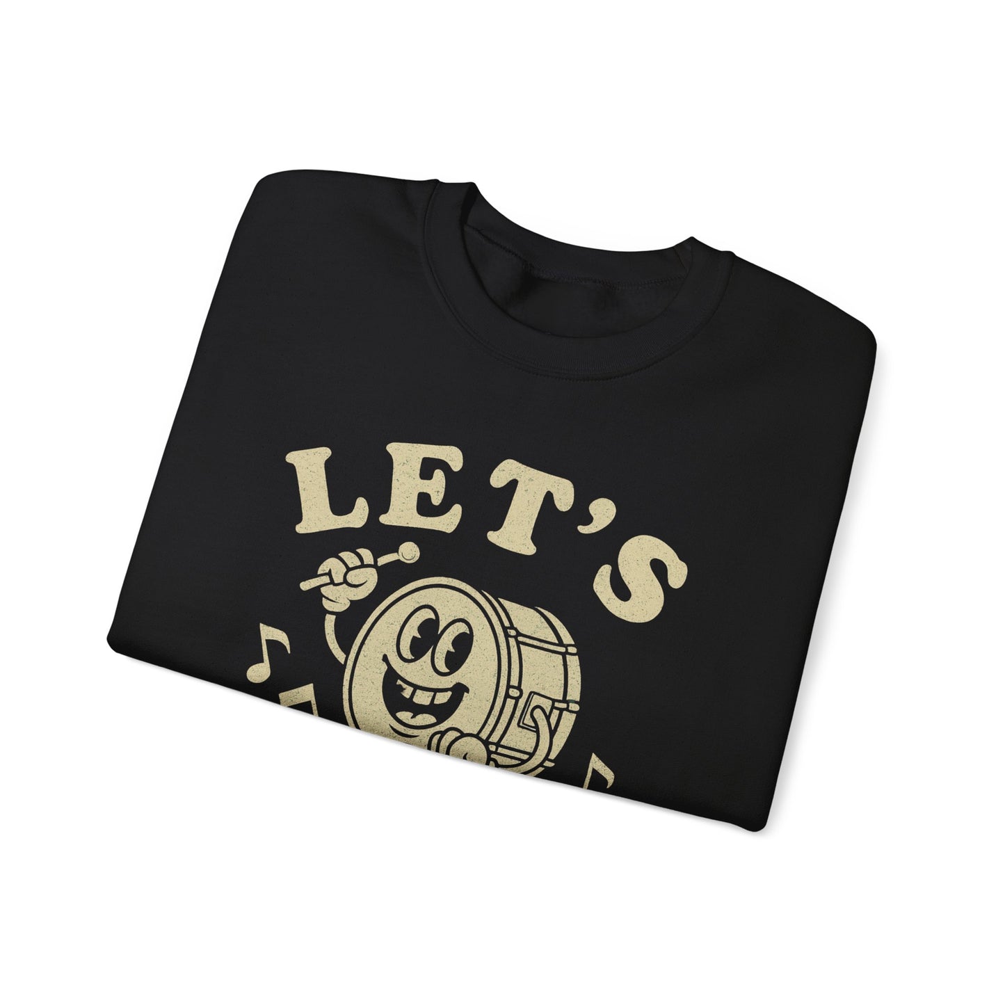 Let's Bang! Unisex Crewneck Sweatshirt - Fun & Comfy Apparel for Music Lovers - Riff Raff Wear