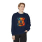 Vibrant Bulldog Sweatshirt - Cozy, Garment-Dyed Unisex Style - Riff Raff Wear