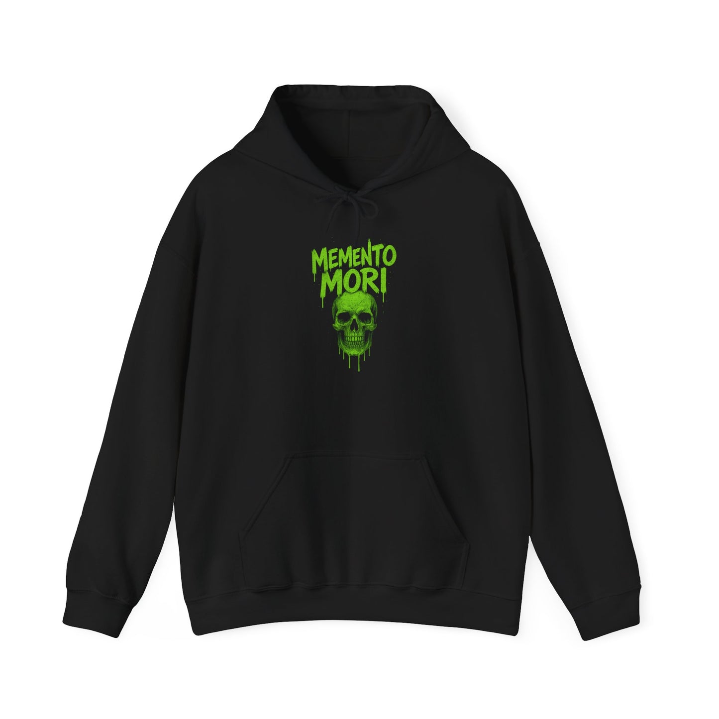 Memento Mori Hoodie, Gothic Sweatshirt, Unisex Hooded Sweatshirt, Halloween Gift, Skull Design, Casual Wear - Riff Raff Wear
