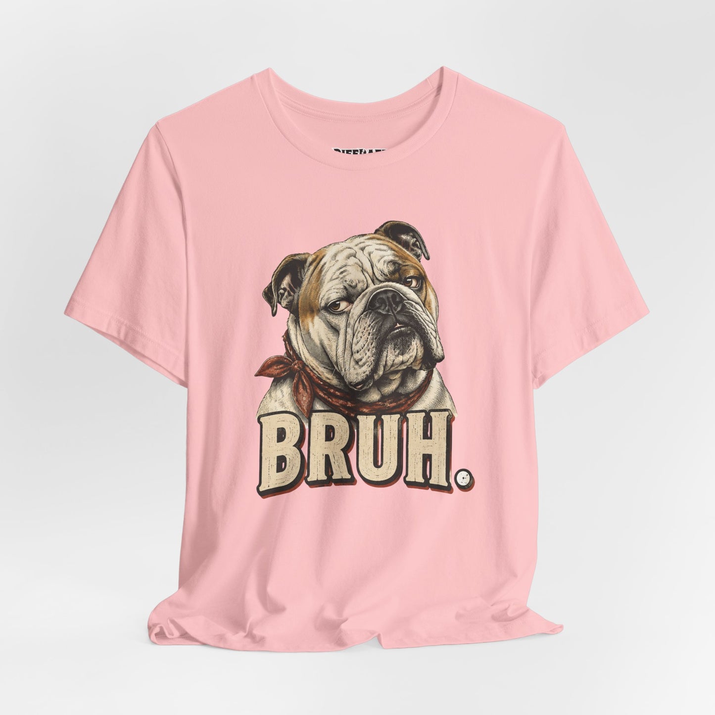 Bruh Bulldog T-Shirt Vintage English Bulldog Graphic Tee