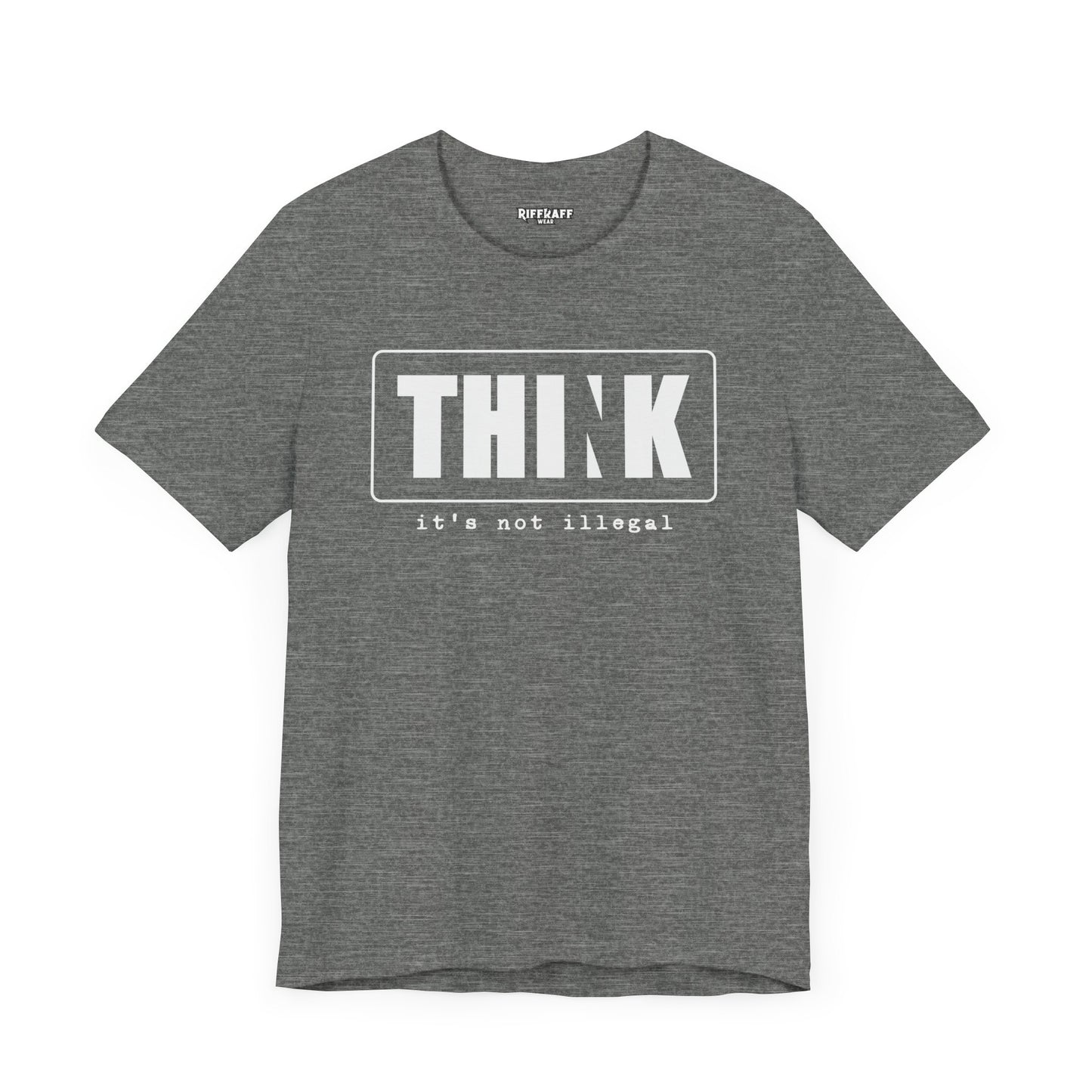 Riff Raff Wear Think 2 Unisex Jersey Short Sleeve Tee