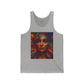 Colorful Artistic Unisex Jersey Tank - Vibrant Design for Creative Souls - Riff Raff Wear