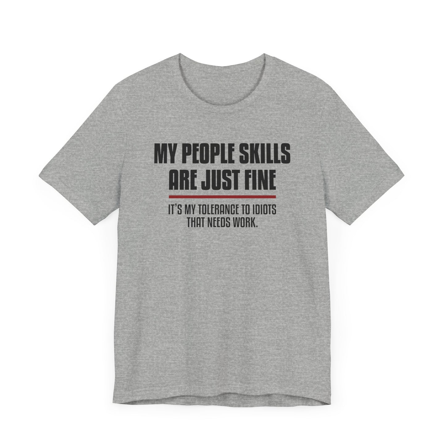 Dad Funny People Skills Unisex Jersey Short Sleeve Tee