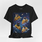 Cat Taco Space Tee  Funny Cosmic Cats in Tacos T-Shirt
