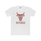 Geometric Bull Design Unisex Cotton Crew Tee - Revoked Graphic Tee - Riff Raff Wear