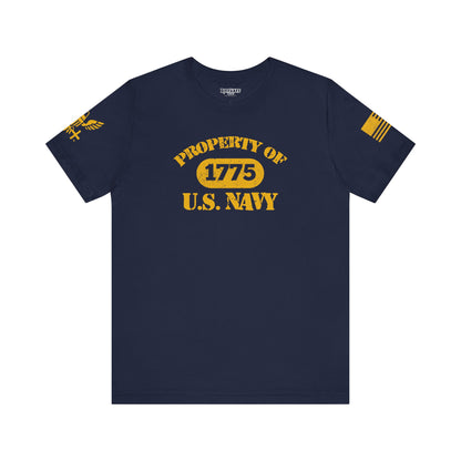 Riff Raff Wear Property Of Navy Unisex Jersey Short Sleeve Tee