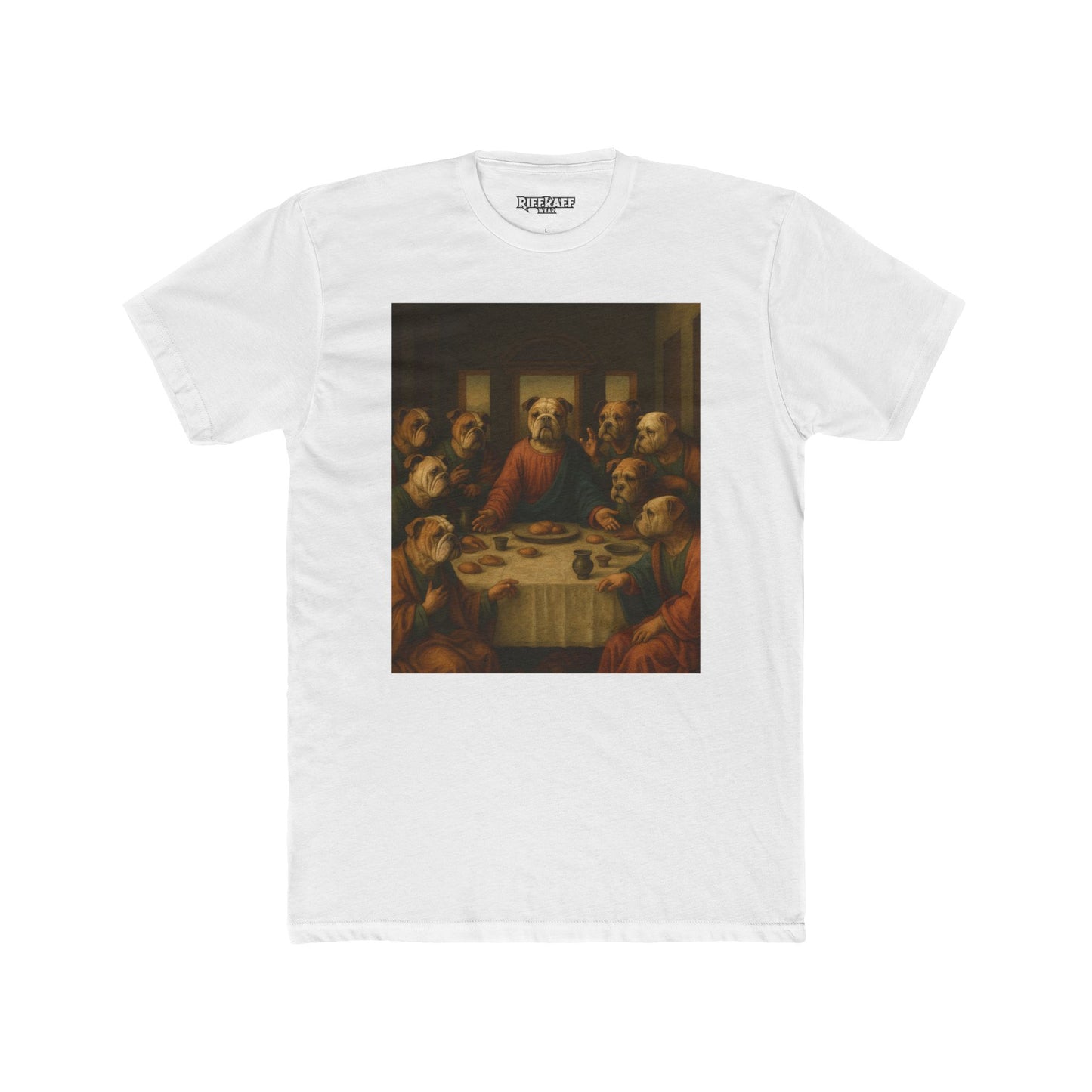 The Last Supper Unisex Cotton Crew Tee - Artistic Heritage Shirt - Riff Raff Wear