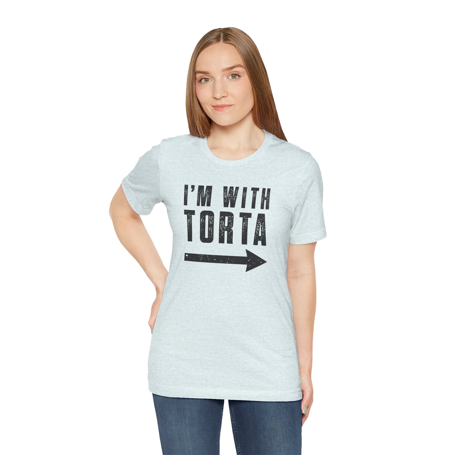 I’m With Torta Arrow Tee - Funny Family/Partner Mexican Food Shirt - Riff Rsff Wear