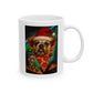Festive Ceramic Mug | Unique Coffee Cup | Holiday Gift | Tea Lover's Mug | Home Decor | Christmas Mug | Art Mug - Riff Raff Wear