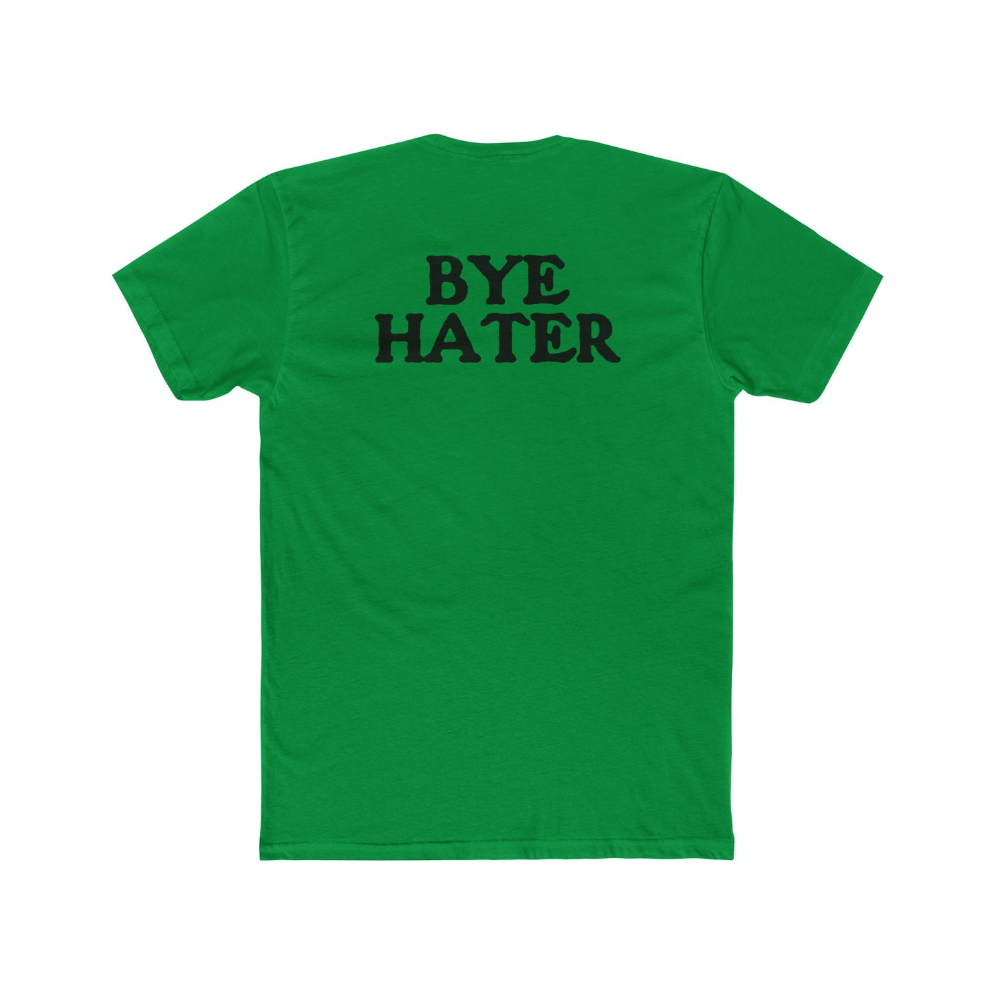 Unisex Cotton Crew Tee - "Hi Hater, Bye Hater" Graphic Shirt - Riff Raff Wear