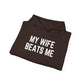 Funny Wife Humor Hoodie - Unisex Heavy Blend Sweatshirt for Couples - Riff Raff Wear