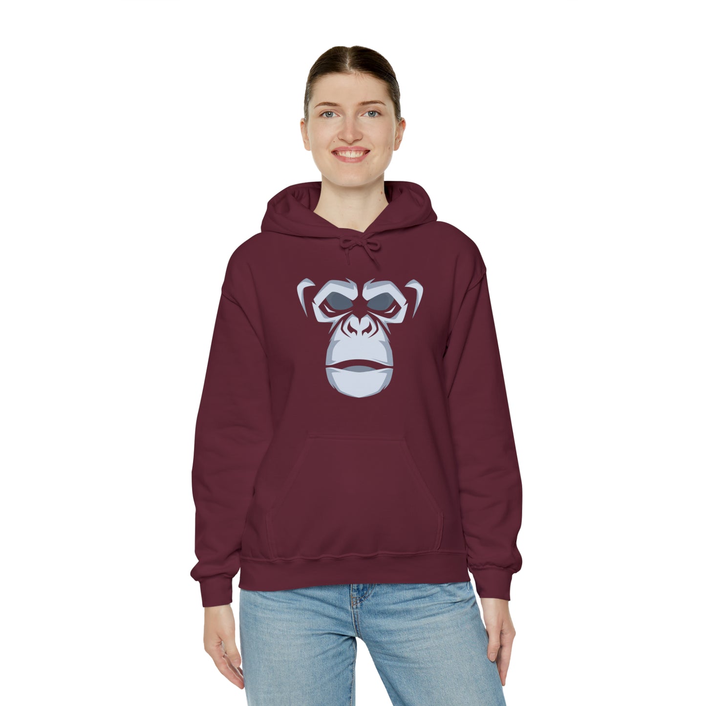 Riff Raff Wear Gorilla Face Unisex Heavy Blend™ Hooded Sweatshirt