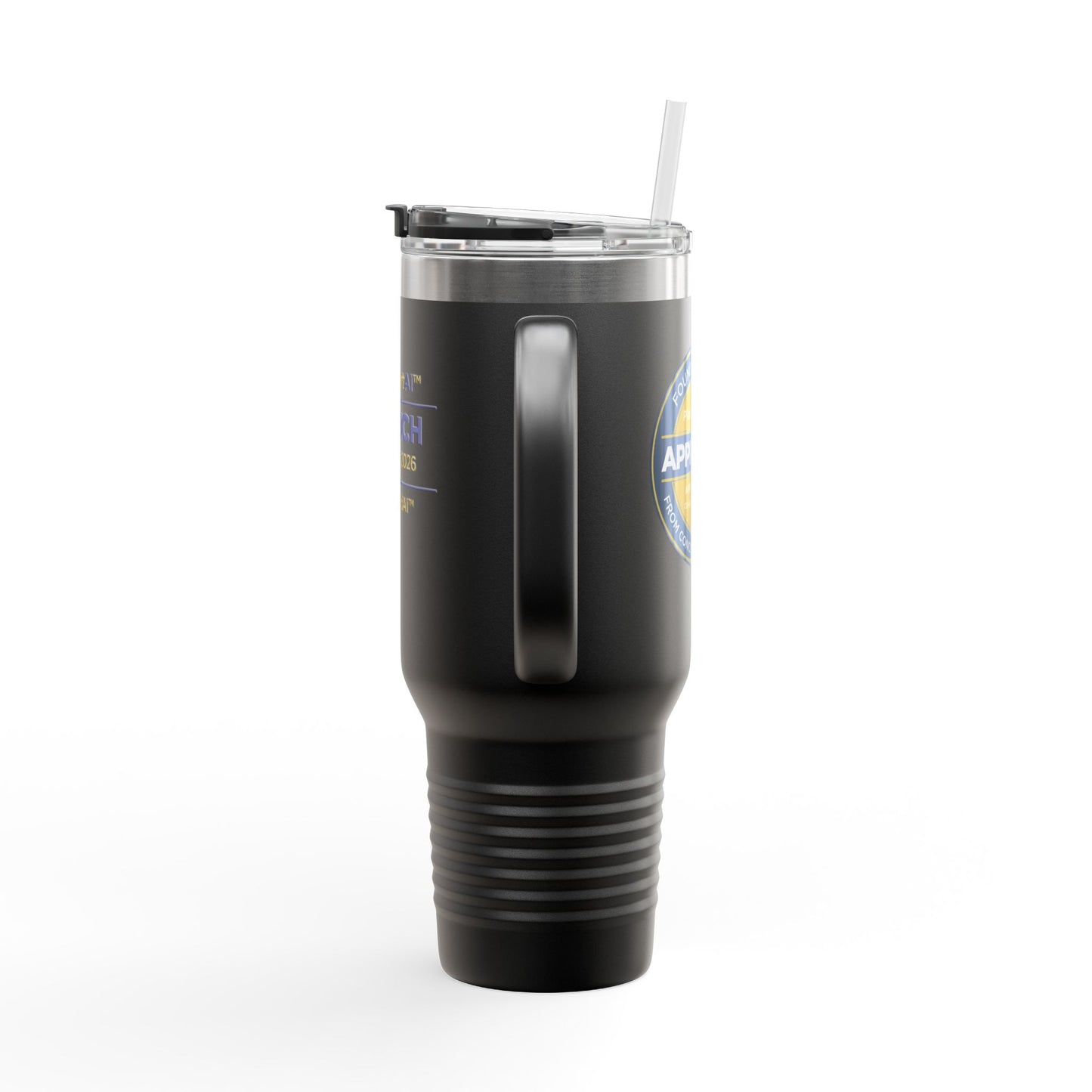 40oz Insulated Travel Mug — Custom Launch Commemorative Tumbler