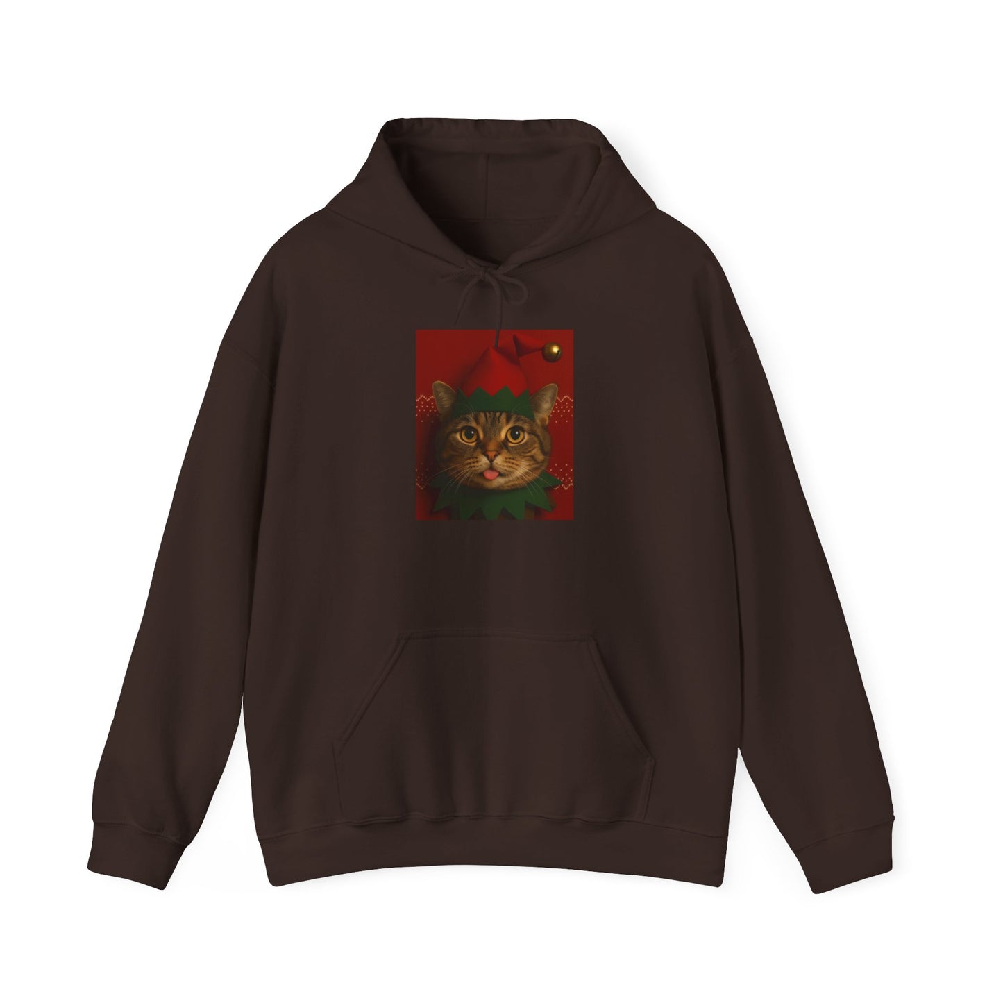 Cat Lover Holiday Hoodie, Cozy Unisex Sweatshirt, Perfect Gift for Cat Enthusiasts, Ideal for Winter Celebrations, Cute Cat Design - Riff Raff Wear