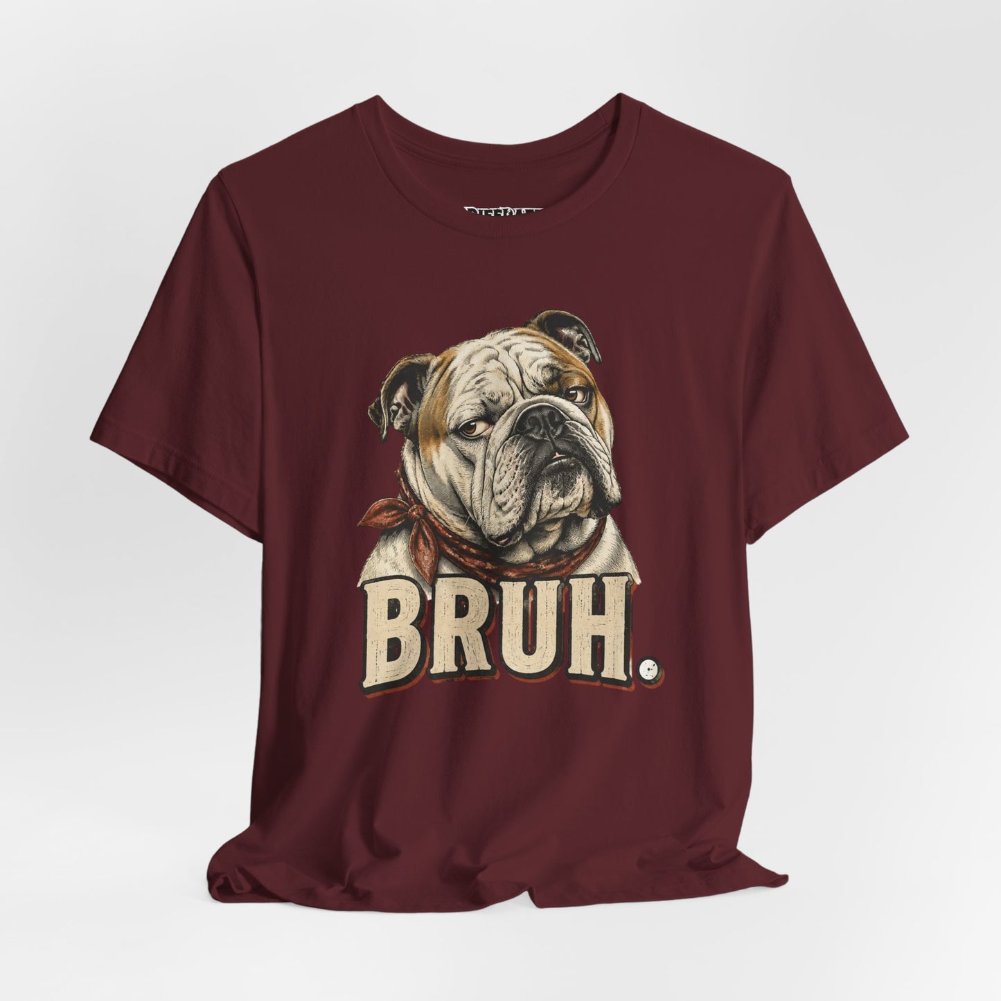 Bruh Bulldog T-Shirt Vintage English Bulldog Graphic Tee