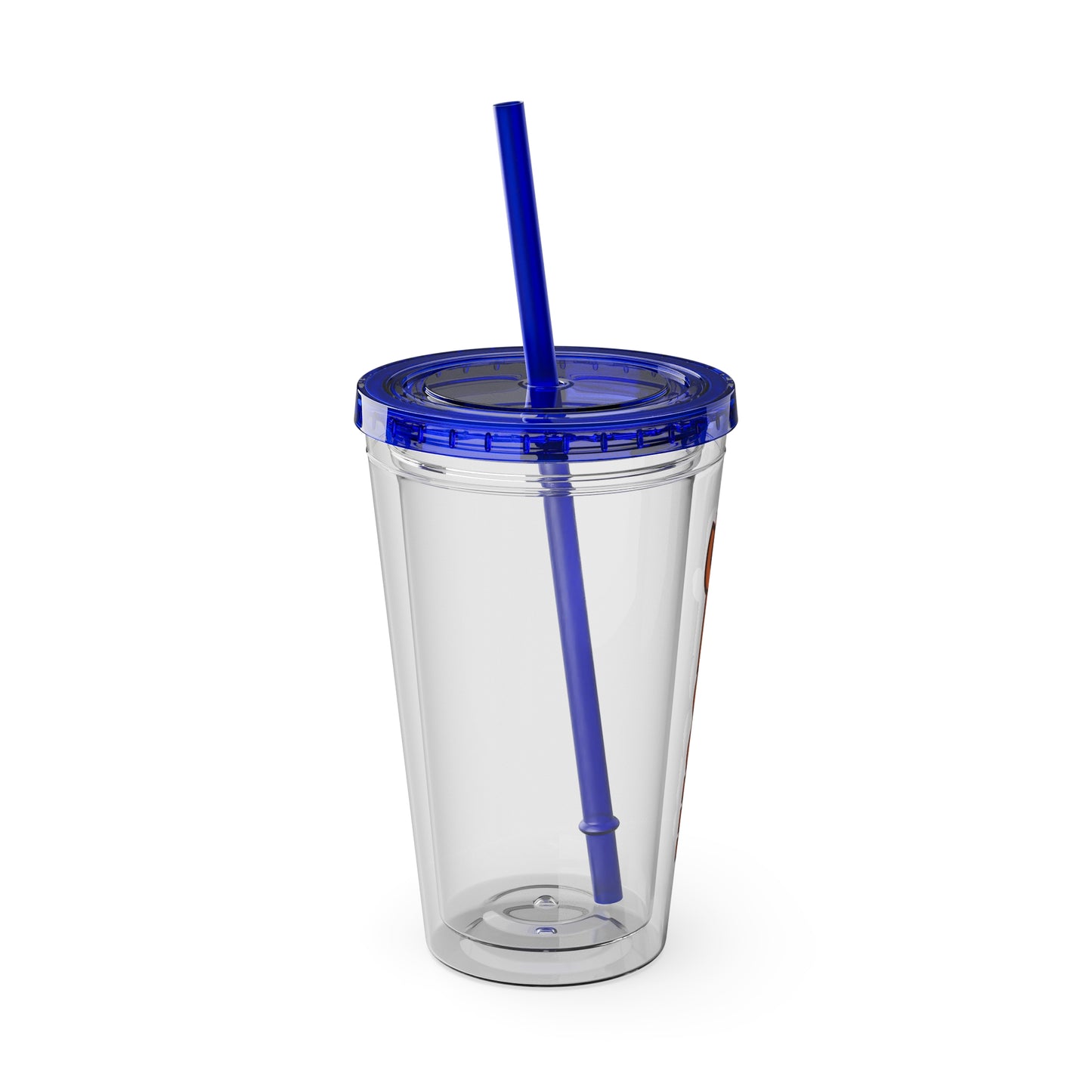 Gizoom Sunsplash Tumbler with Straw, 16oz