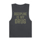 Discipline Is My Drug Unisex Tank Top - Motivational Fitness Apparel - Riff Raff Wear
