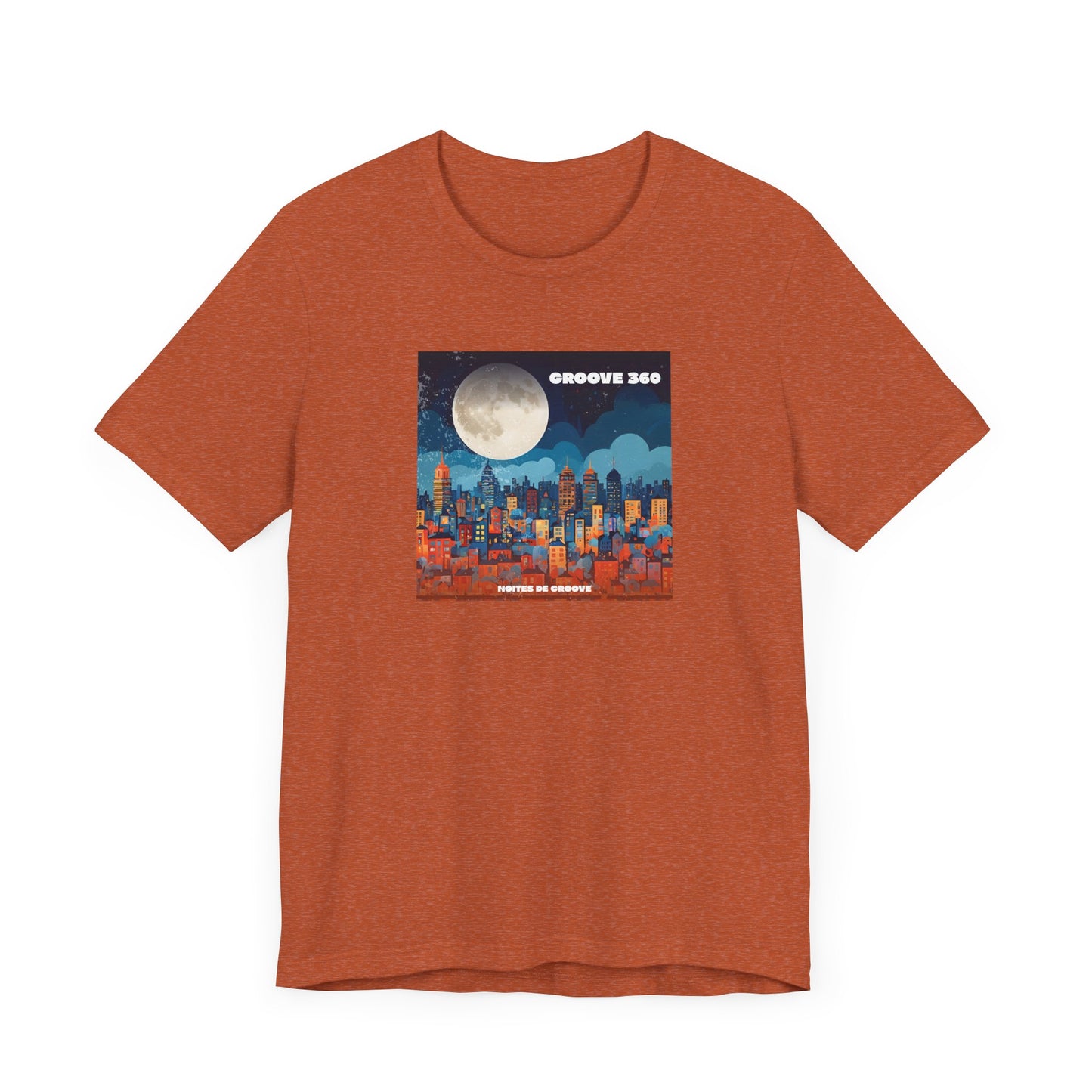 Groove 360 - Noites De Groove - Unisex Jersey Short Sleeve Tee