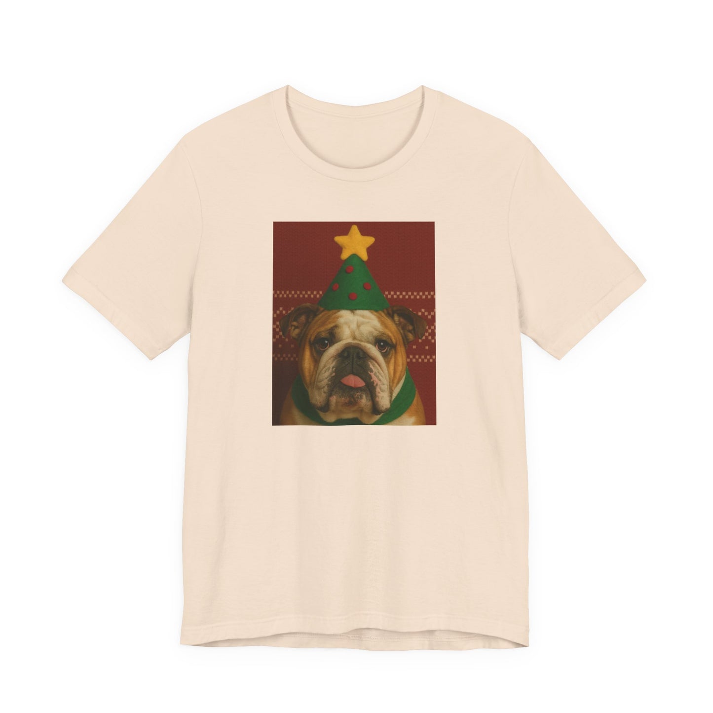Festive Dog Christmas Tee, Cute Holiday T-Shirt, Unisex Pet Lover Gift, Funny Pet Design, Christmas Apparel - Riff Raff Wear