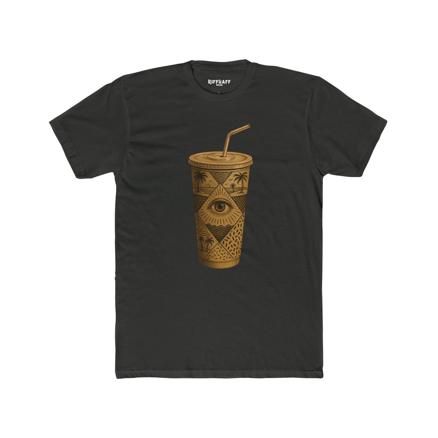 Cool Eye Graphic Unisex Cotton Crew Tee - Riff Raff Wear