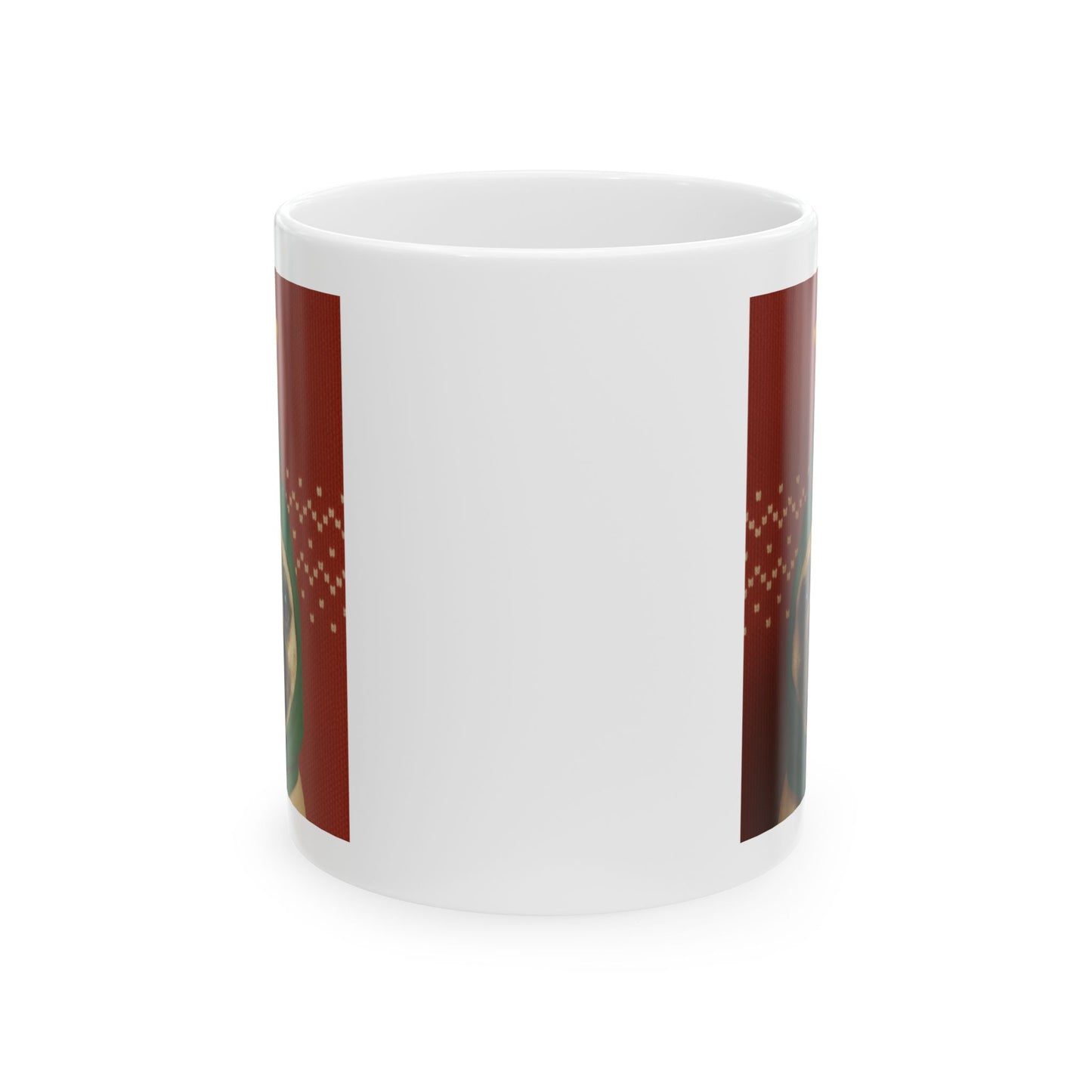 Festive Goddess Ceramic Mug - Perfect for Coffee Lovers, Christmas Gifts, Holiday Decor, New Year Celebrations - Riff Raff Wear