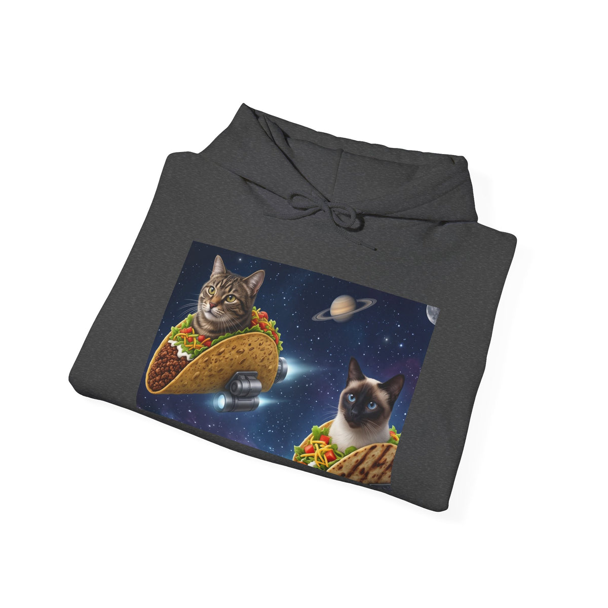 Cat Taco Space Hoodie