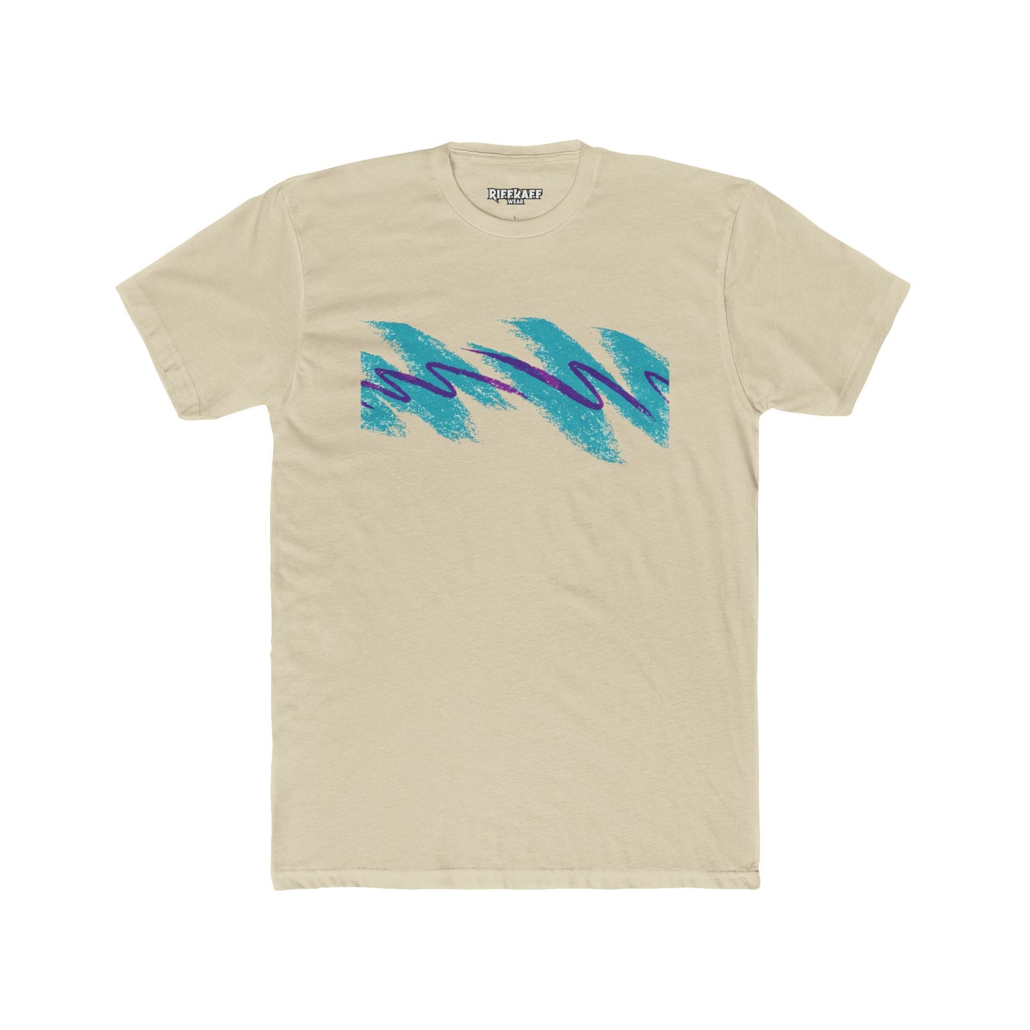 Retro Wave Unisex Cotton Crew Tee - Stylish Casual Shirt for All Occasions - Riff Raff Wear