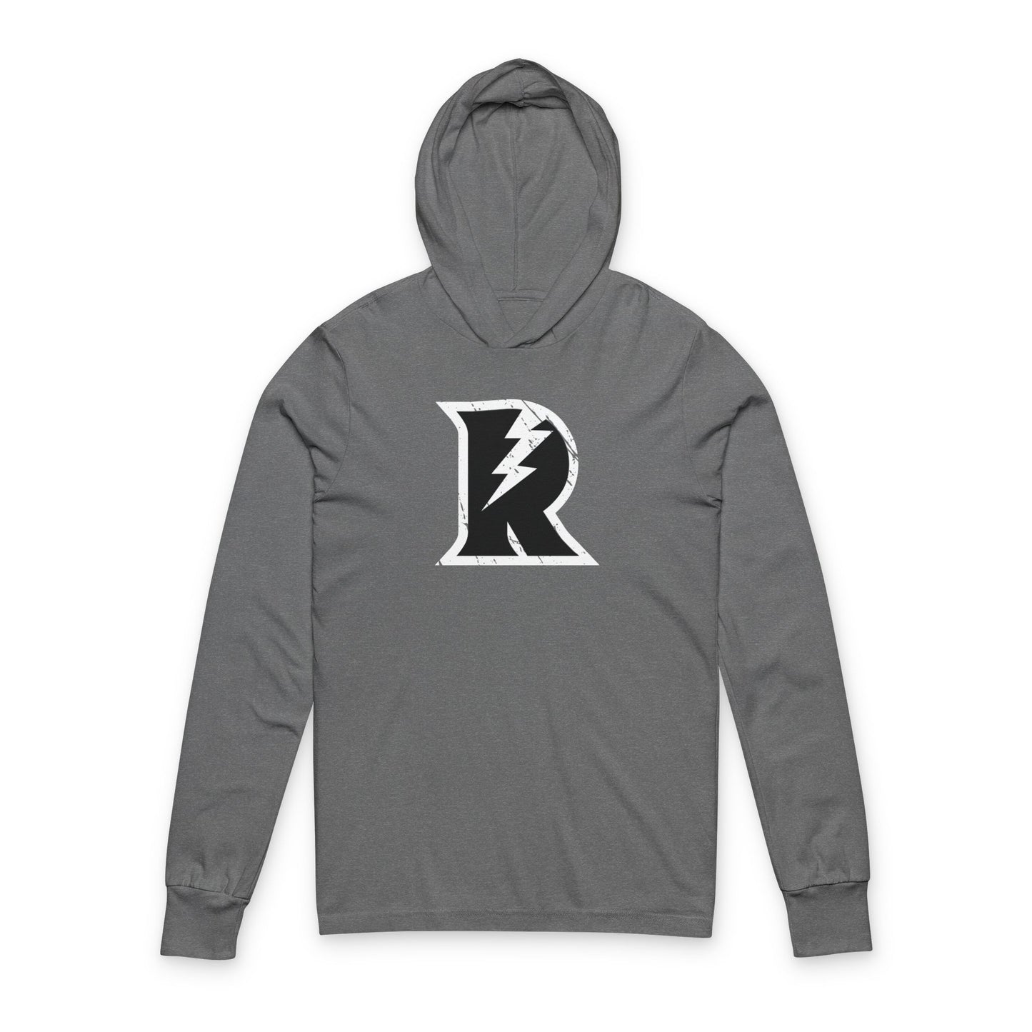 Lightning R Logo Hooded Long Sleeve Tee - Riff Raff Wear Icon