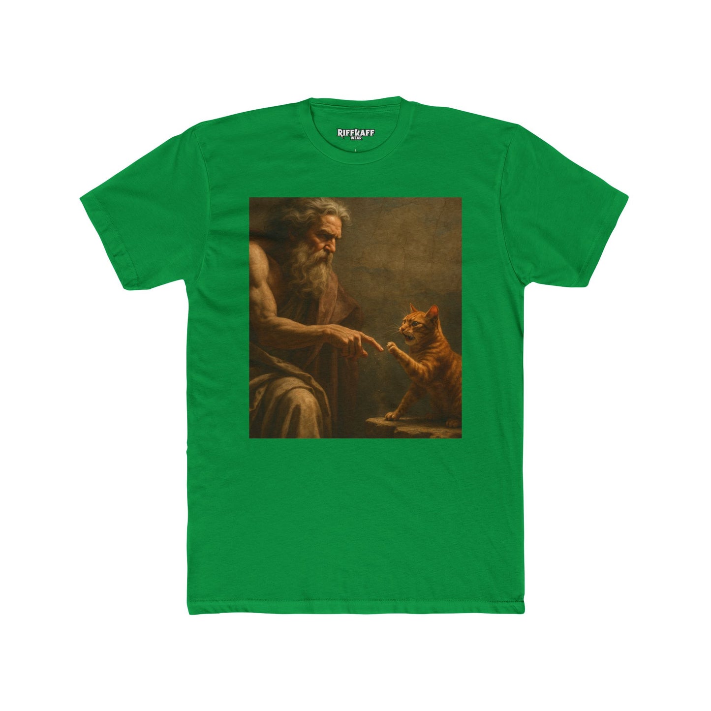 Artistic Cat and Creation Unisex Cotton Crew Tee - Riff Raff Wear