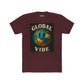 Global Vibe Unisex Cotton Crew Tee - Positive Earth Design for Eco Lovers - Riff Raff Wear
