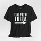 I’m With Torta Arrow Tee - Funny Family/Partner Mexican Food Shirt - Riff Rsff Wear
